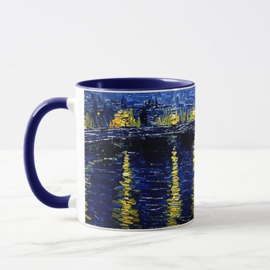 Starry Night über der Rhone Tasse (Links)