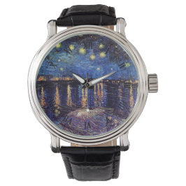 Starry Night über der Rhone, Vincent van Gogh. Armbanduhr