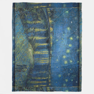 Starry Night über der Rhone Vincent van Gogh Fleecedecke