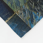 Starry Night über der Rhone Vincent van Gogh Fleecedecke (Ecke)