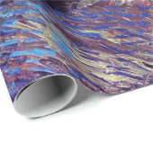 Starry Night über der Rhone, Vincent van Gogh. Geschenkpapier (Rolleneckpunkt)