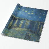 Starry Night über der Rhone Vincent van Gogh Geschenkpapier (Ungerollt)