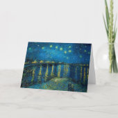 Starry Night über der Rhône | Vincent van Gogh Karte (Vorderseite)
