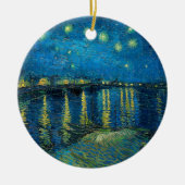 Starry Night über der Rhône | Vincent van Gogh Keramik Ornament (Vorne)