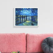 Starry Night über der Rhone Vincent van Gogh Leinwanddruck (Insitu (Wohnzimmer))