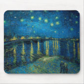 Starry Night über der Rhône | Vincent van Gogh Mousepad (Vorne)