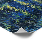 Starry Night über der Rhone Vincent van Gogh Poster (Ecke)