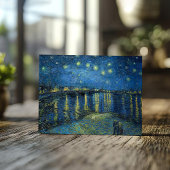 Starry Night über der Rhône | Vincent van Gogh Postkarte