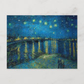 Starry Night über der Rhône | Vincent van Gogh Postkarte (Vorderseite)