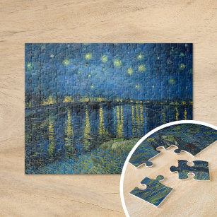 Starry Night über der Rhône   Vincent Van Gogh Puzzle