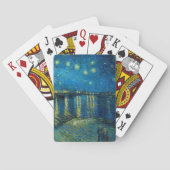 Starry Night über der Rhône | Vincent van Gogh Spielkarten (Rückseite)