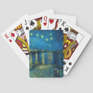 Starry Night über der Rhône | Vincent van Gogh Spielkarten