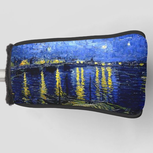 Starry Night über die Rhone von van Gogh Golf Headcover (Vorderseite)