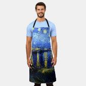 Starry Night über die Rhone von Van Gogh Schürze (Getragen)