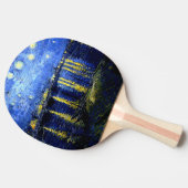 Starry Night über die Rhone von van Gogh Tischtennis Schläger (Seitenansicht)