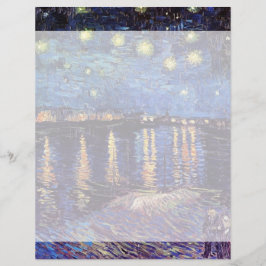 Starry Night über die Rhone, von Vincent van Gogh.