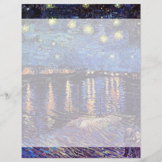 Starry Night über die Rhone, von Vincent van Gogh. (Vorderseite)