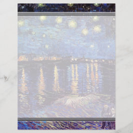 Starry Night über die Rhone, von Vincent van Gogh.