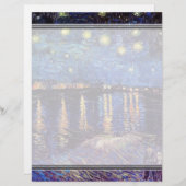 Starry Night über die Rhone, von Vincent van Gogh. (Vorne/Hinten)