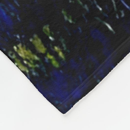 Starry Night über die Rhone von Vincent van Gogh Fleecedecke (Ecke)
