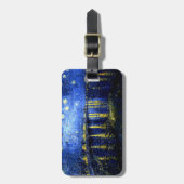 Starry Night über die Rhone von Vincent van Gogh Gepäckanhänger (Vorderseite vertikal)
