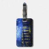 Starry Night über die Rhone von Vincent van Gogh Gepäckanhänger (Rückseite vertikal)