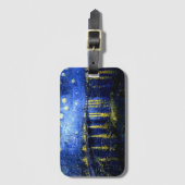 Starry Night über die Rhone von Vincent van Gogh Gepäckanhänger (Vorderseite Vertikal)