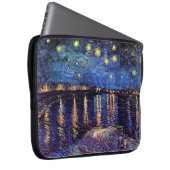 Starry Night über die Rhone, von Vincent van Gogh. Laptopschutzhülle (Vorne Rechts)