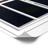 Starry Night über San Francisco Kalifornien Poster (Ecke)