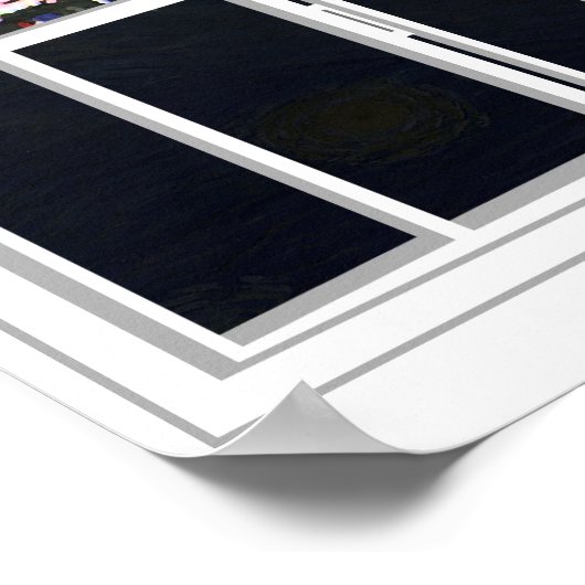 Starry Night über San Francisco Kalifornien Poster (Ecke)