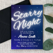 Starry Night - Unter den Sternen Einladung