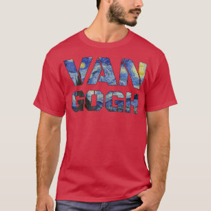 Starry Night Van Gogh Art Painting Vincent Van Gog T-Shirt