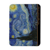 Starry Night & Van Gogh /berühmte Vintage Kunst Magnet (Vertikal)