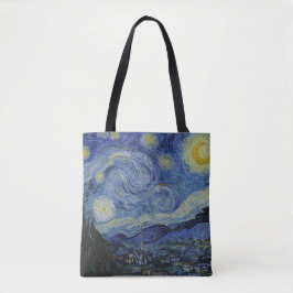 Starry Night & Van Gogh / berühmte Vintage Kunst Tasche