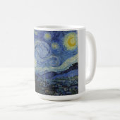Starry Night, Van Gogh Berühmtes Gemälde Kaffeetasse (VorderseiteRechts)
