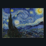 Starry Night, Van Gogh Berühmtes Gemälde Poster<br><div class="desc">Vincent Van Gogh Starry Night Poster</div>