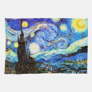 Starry Night Van Gogh Fine Art Küchentuch