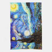 Starry Night Van Gogh Fine Art Küchentuch (Vertikal)