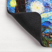 Starry Night Van Gogh Fine Art Mousepad (Ecke)