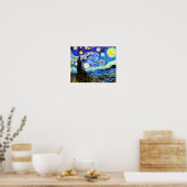 Starry Night Van Gogh Fine Art Poster (Küche)