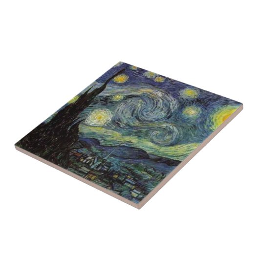 Starry Night - van Gogh Fliese (Seite)