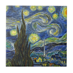 Starry Night, Van Gogh Fliese