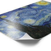 Starry Night Van Gogh Fotodruck (Ecke)