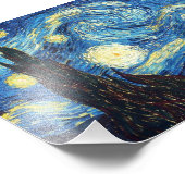 Starry Night - Van Gogh Fotodruck (Ecke)