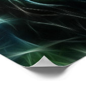 Starry Night Van Gogh Fraktal Art Poster (Ecke)