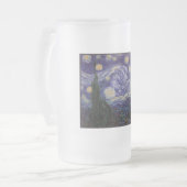 Starry Night, Van Gogh Französisch Stadt Saint Rem Mattglas Bierglas (Vorderseite Links)