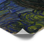 Starry Night, Van Gogh Französisch Stadt Saint Rem Poster (Ecke)