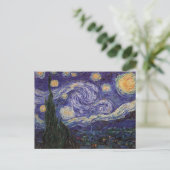 Starry Night, Van Gogh Französisch Stadt Saint Rem Postkarte (Stehend Vorderseite)