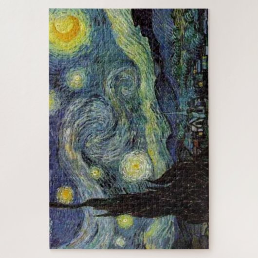 Starry Night - van Gogh Gemälde Art Puzzle (Vertikal)