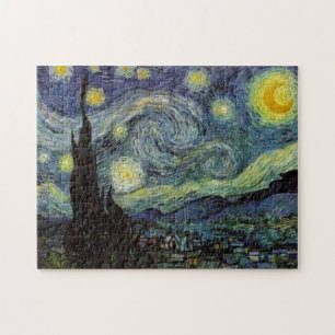 Starry Night - van Gogh Gemälde Art Puzzle